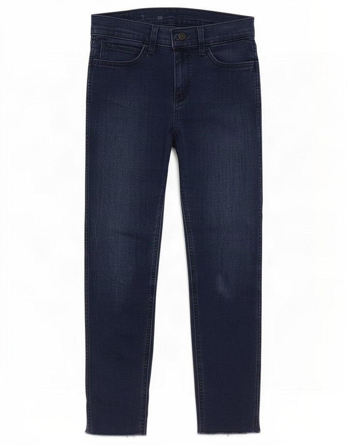 Jeans slim feminino Levi's W28 L26 algodão azul marinho