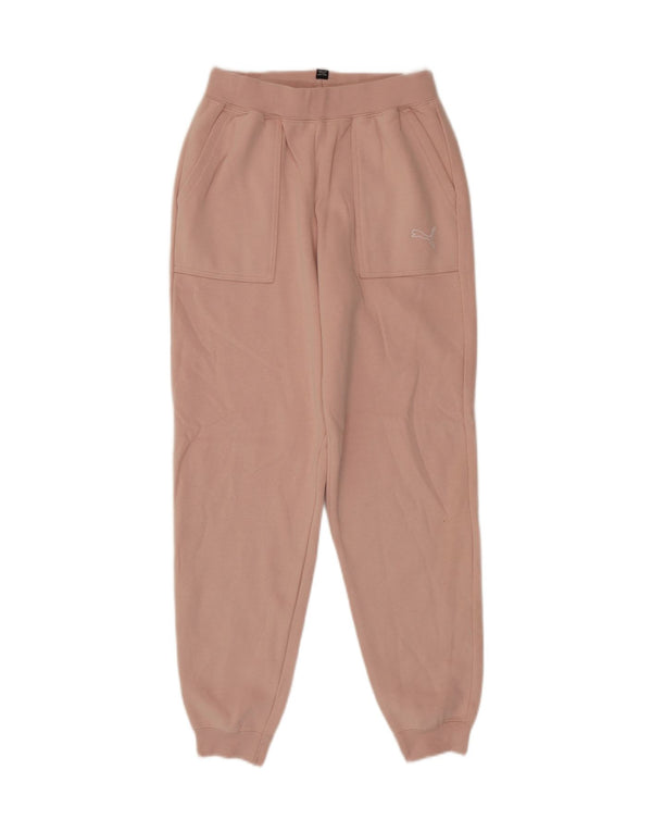 Calça de treino feminina Puma Joggers 13-14 anos algodão rosa