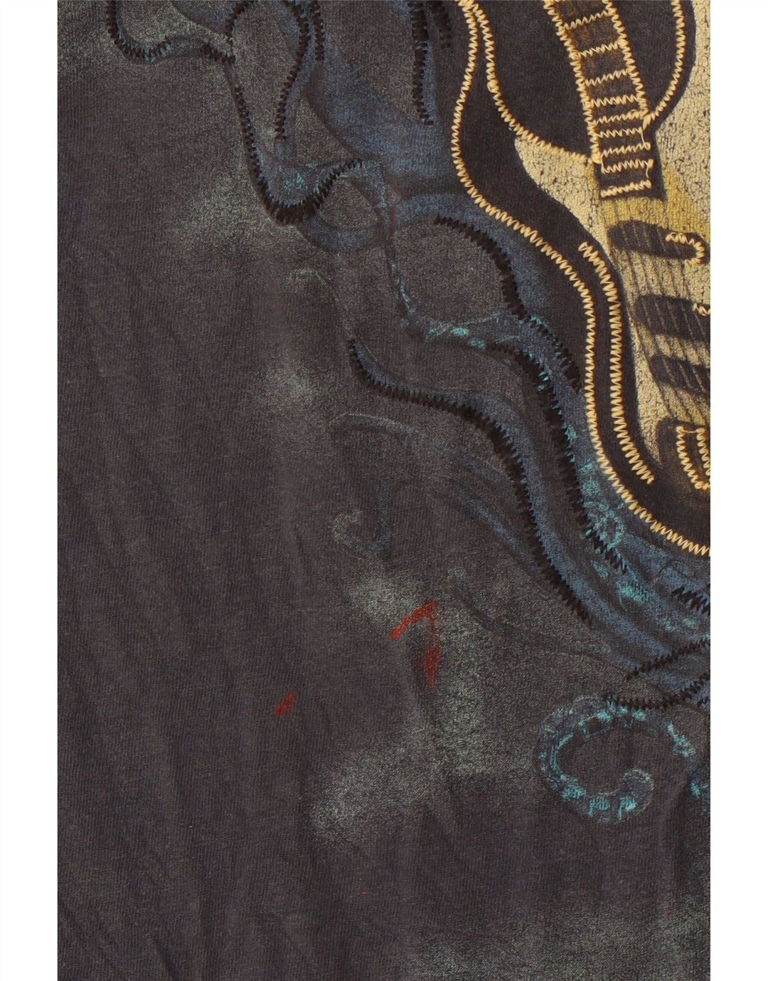 Camiseta masculina HARD ROCK Malta Graphic Top algodão cinza médio