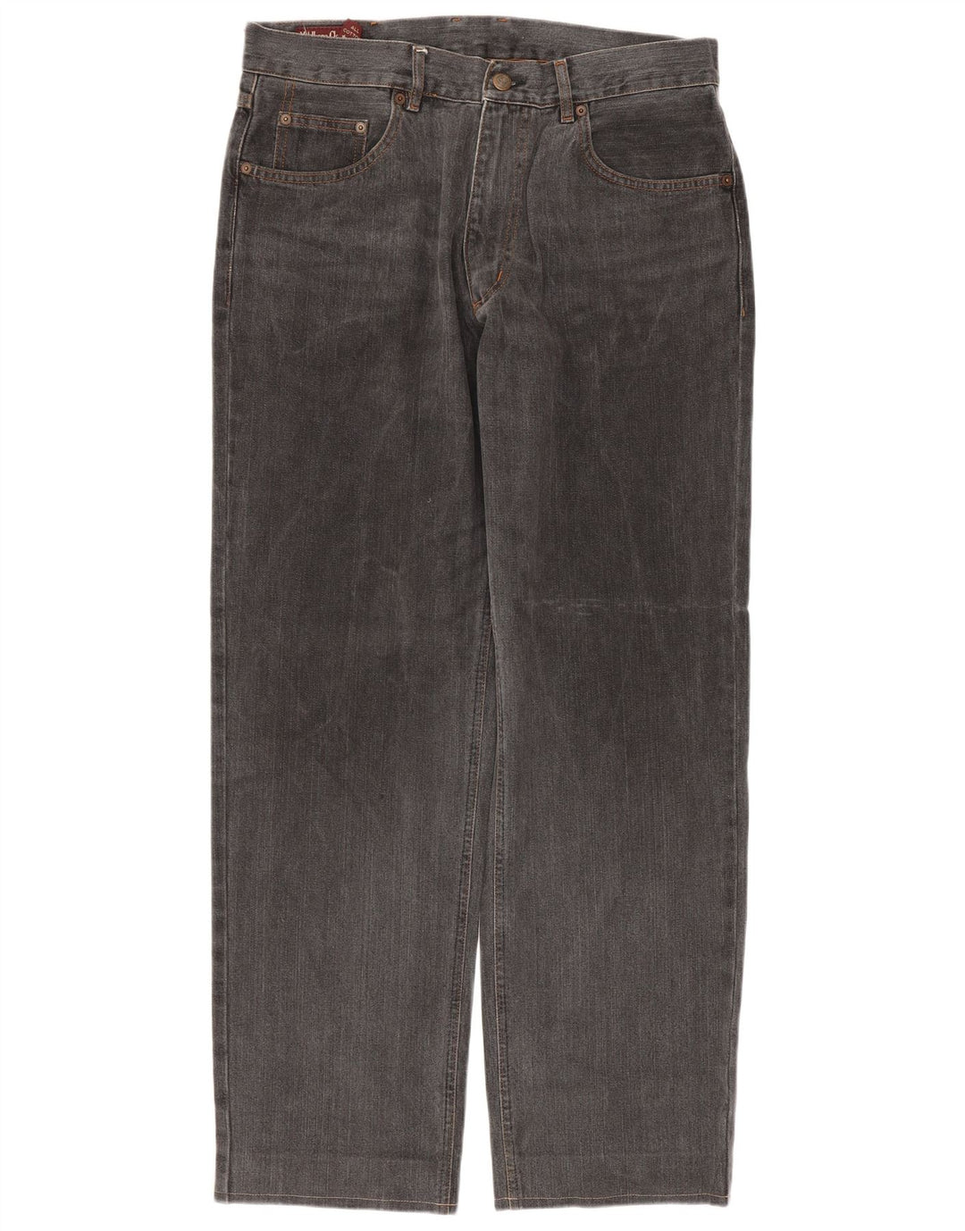 MARLBORO CLASSICS Calça jeans reta masculina W33 L29 algodão cinza