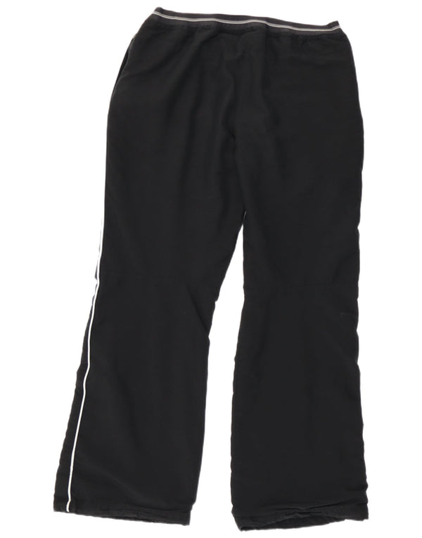 Calça de treino feminina Nike UK 14/16 grande poliéster preto