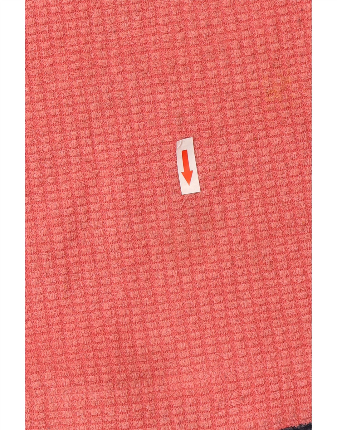Suéter de lã feminino Weird Fish com zíper e pescoço Reino Unido 16 grande poliéster rosa