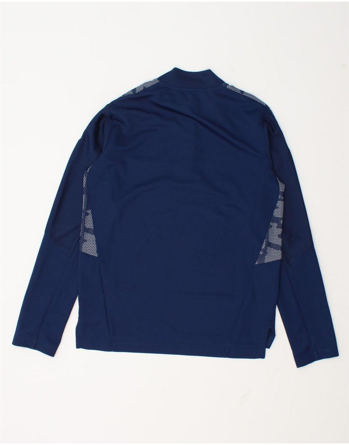 Top gráfico Adidas Menino manga comprida 11-12 anos azul marinho