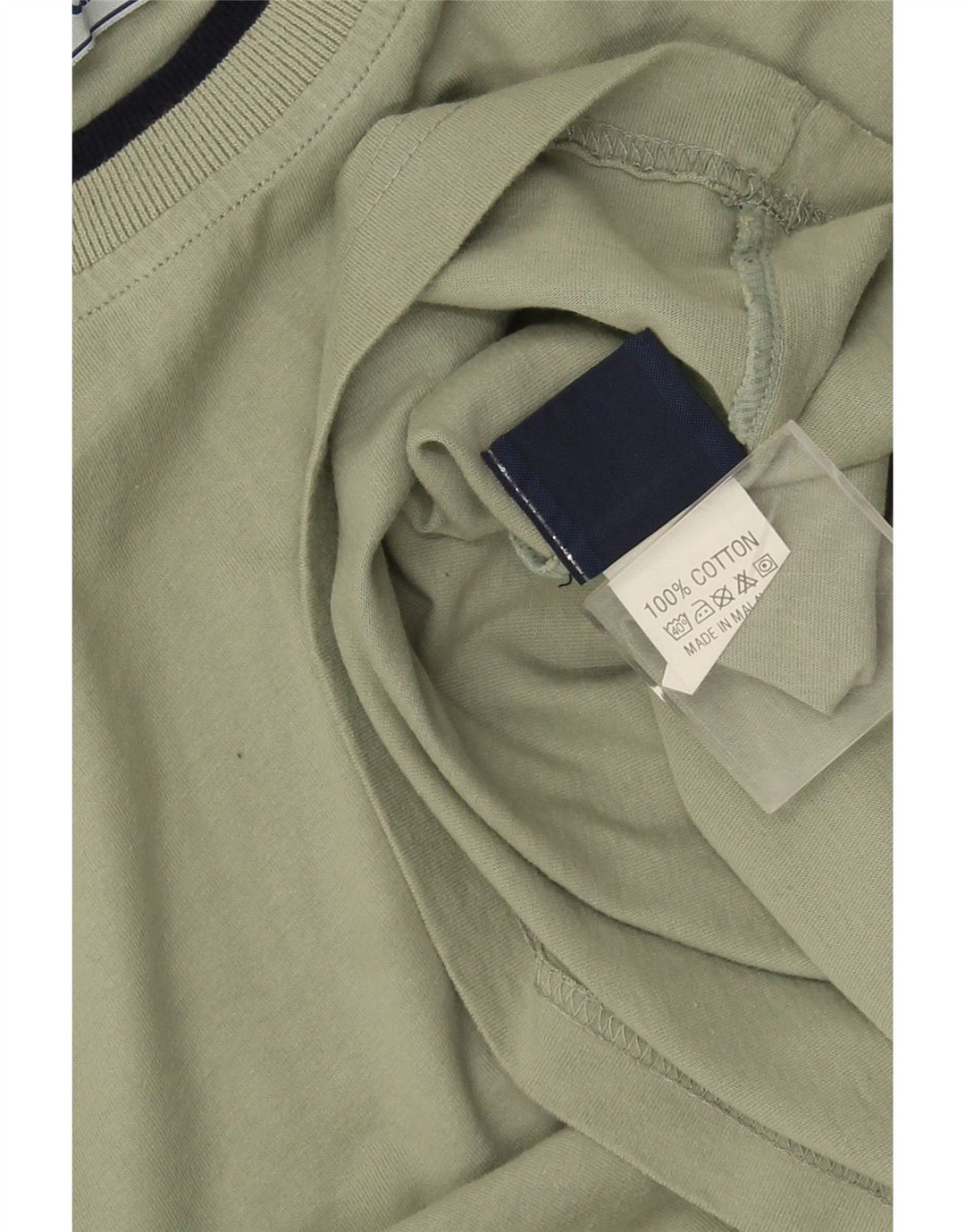 Camiseta masculina Asics Top grande algodão verde