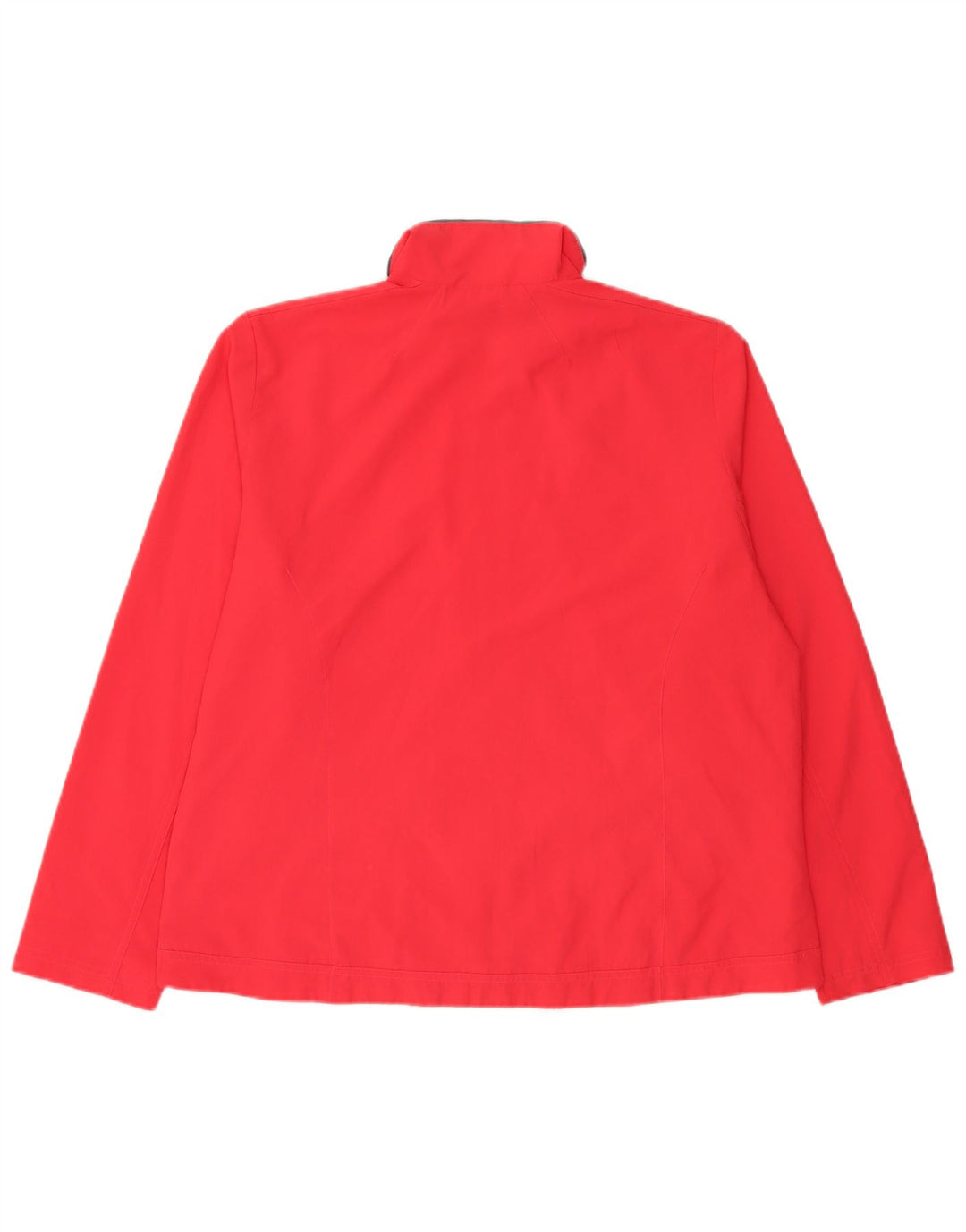 Adidas Womens Tracksuit Top Jacket UK 22 XL Vermelho Poliéster