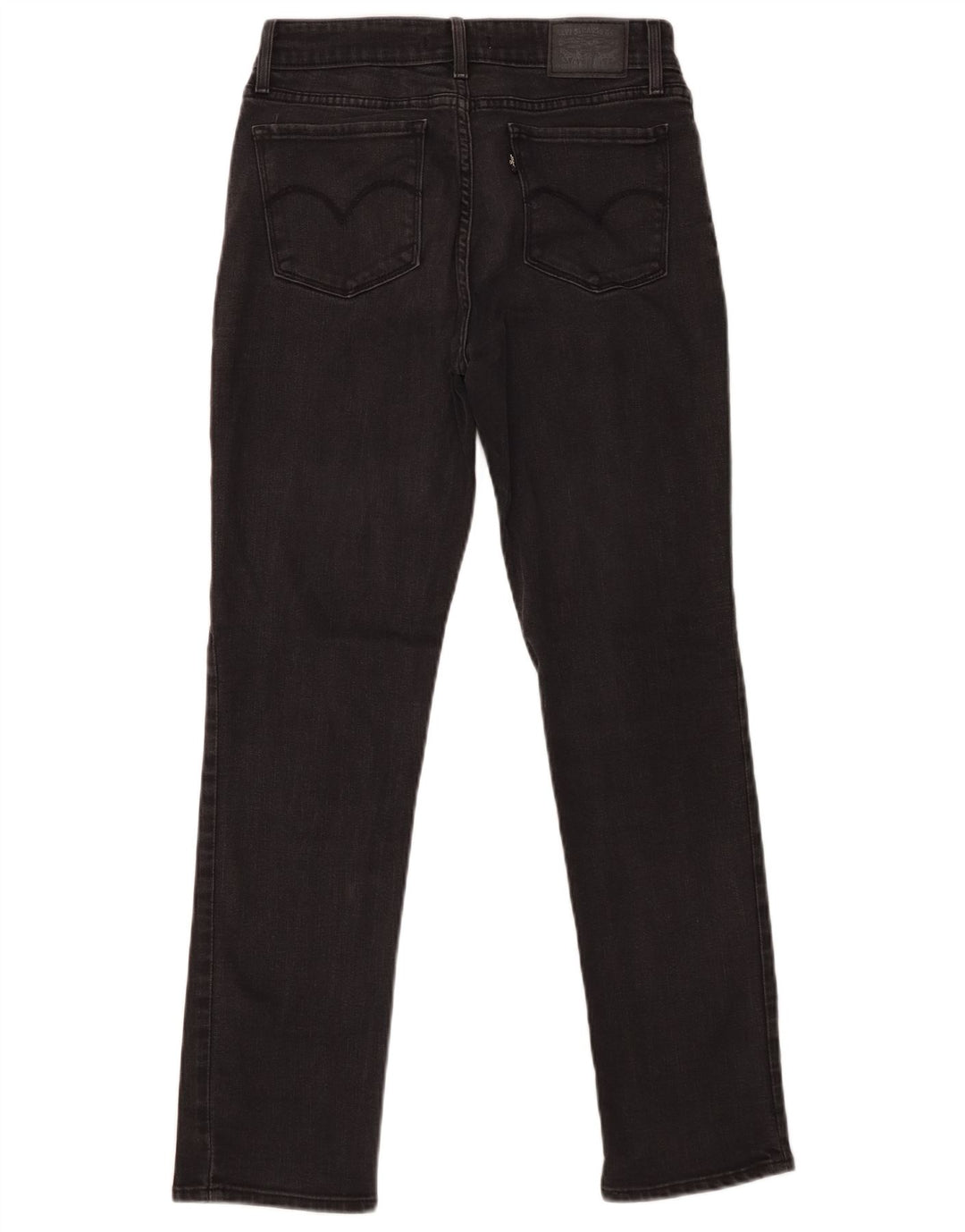 Calça jeans feminina Levi's 712 Slim W29 L30 cinza algodão