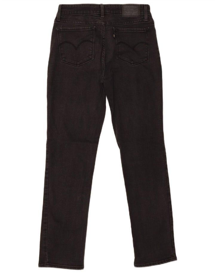 Calça jeans feminina Levi's 712 Slim W29 L30 cinza algodão
