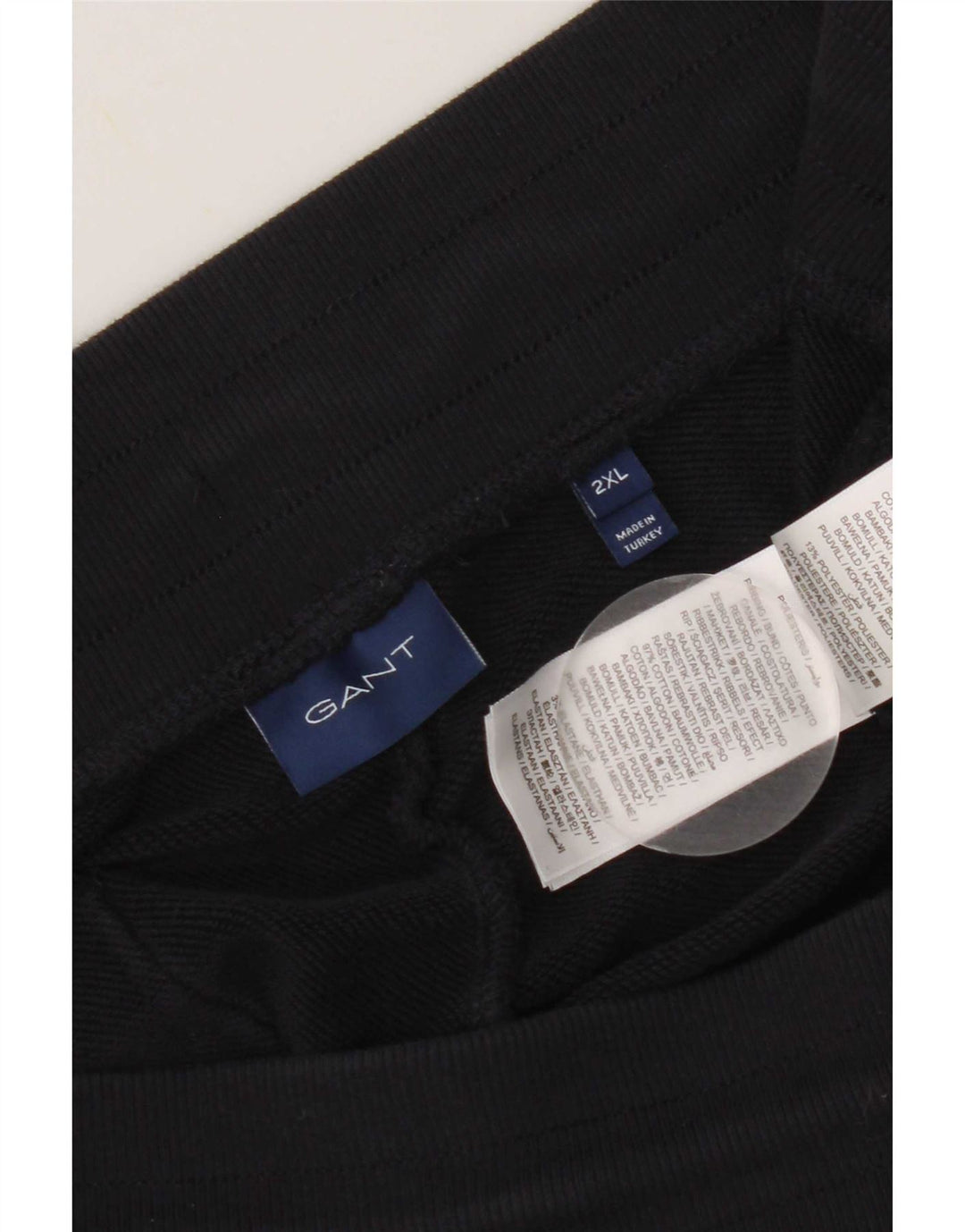 Shorts esportivos masculinos Gant 2XL algodão azul marinho
