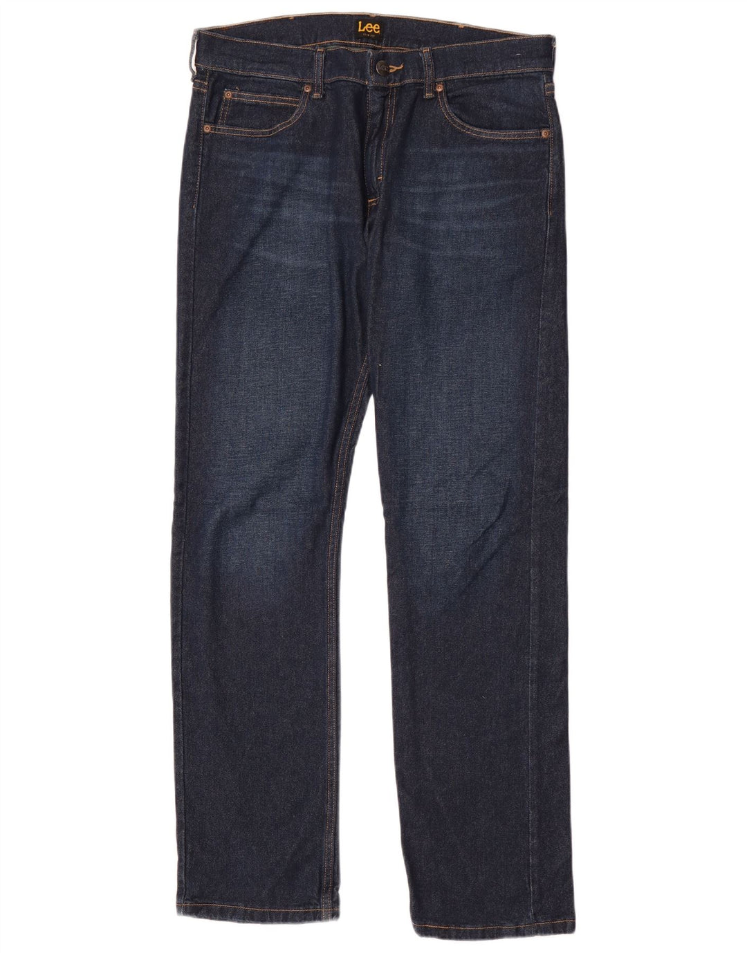 Lee Mens Slim Jeans W34 L32 Azul Marinho Algodão