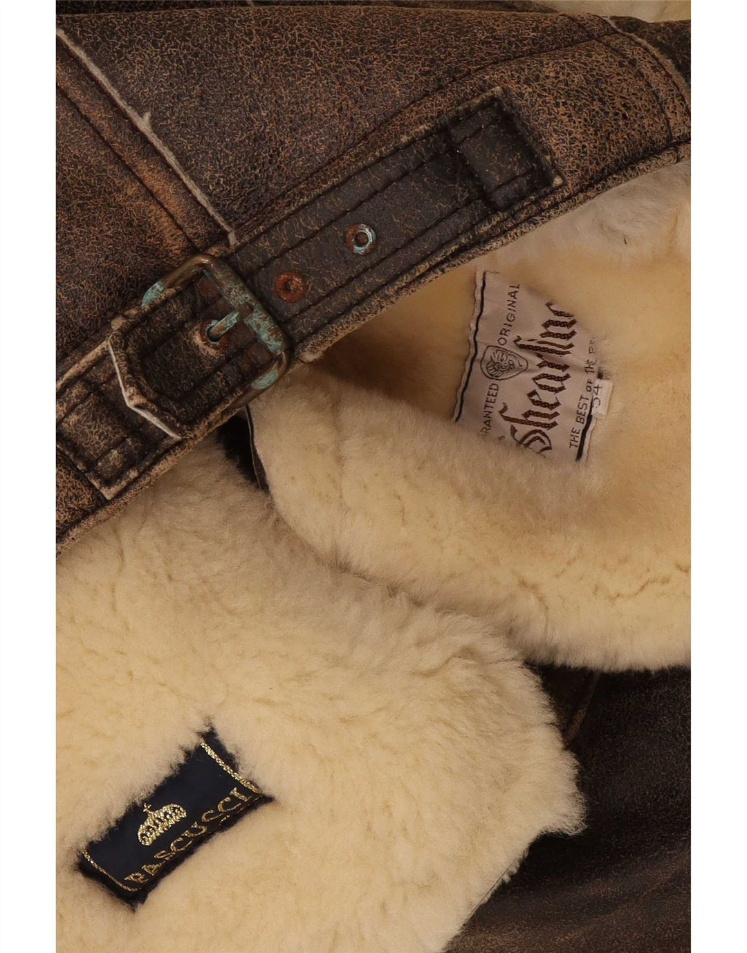 Jaqueta masculina Pascucci Shearling IT 54 2XL marrom