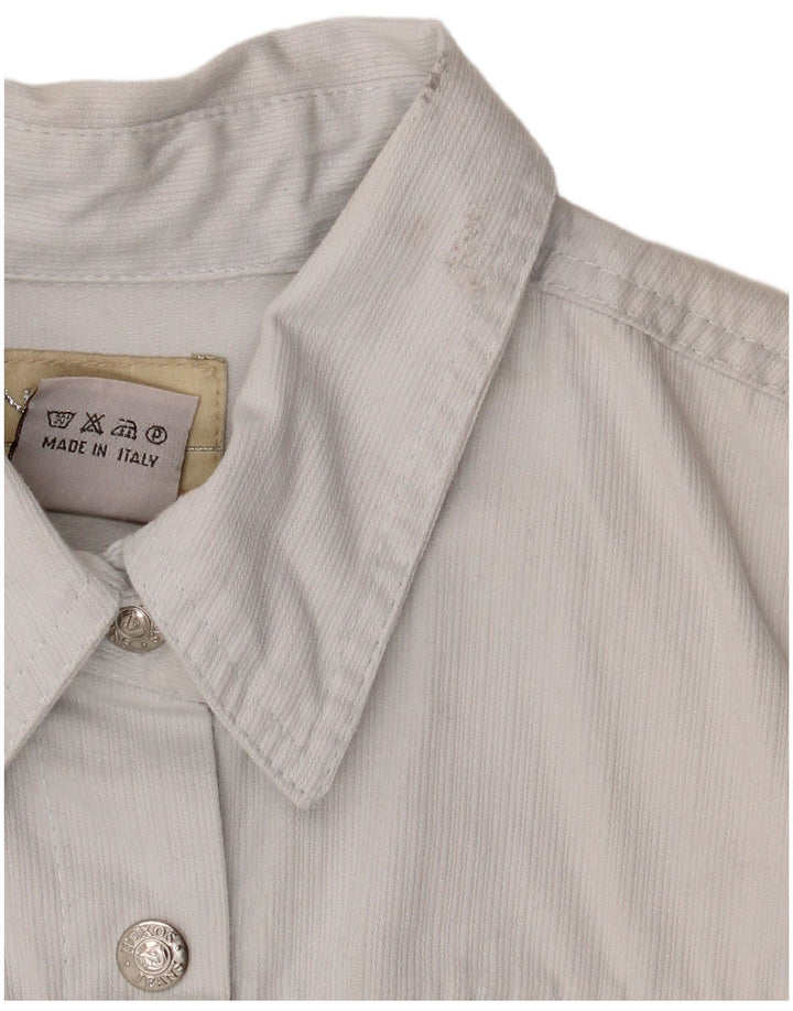 Vestido maxi camisa feminino sem mangas Nexos Reino Unido 12 algodão cinza médio