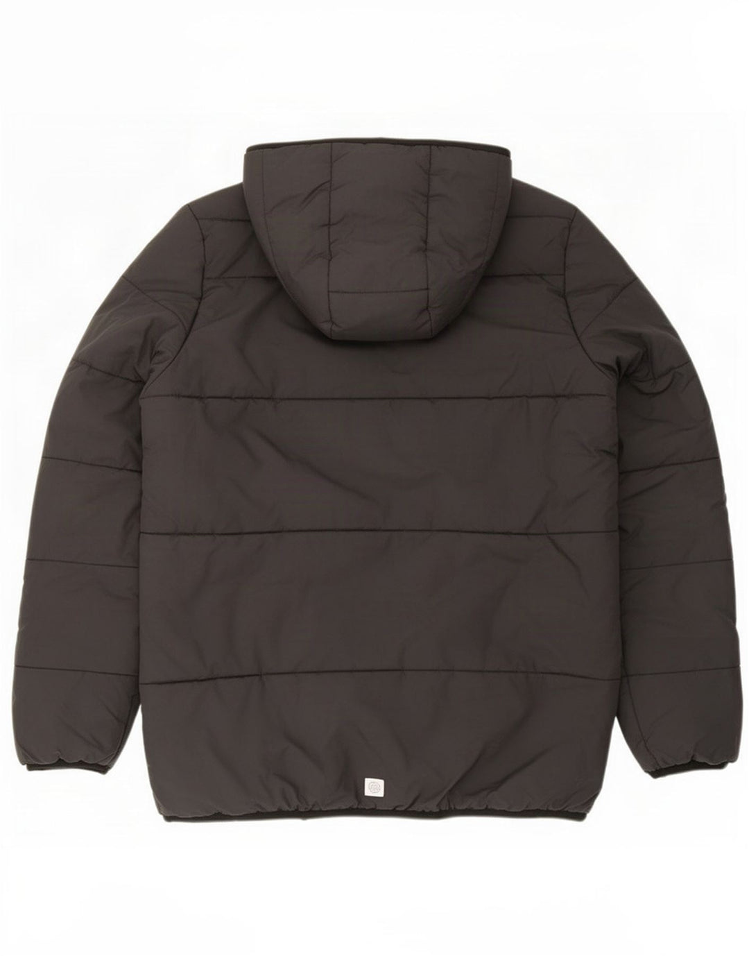 Casaco acolchoado com capuz Adidas menino 15-16 anos preto poliéster