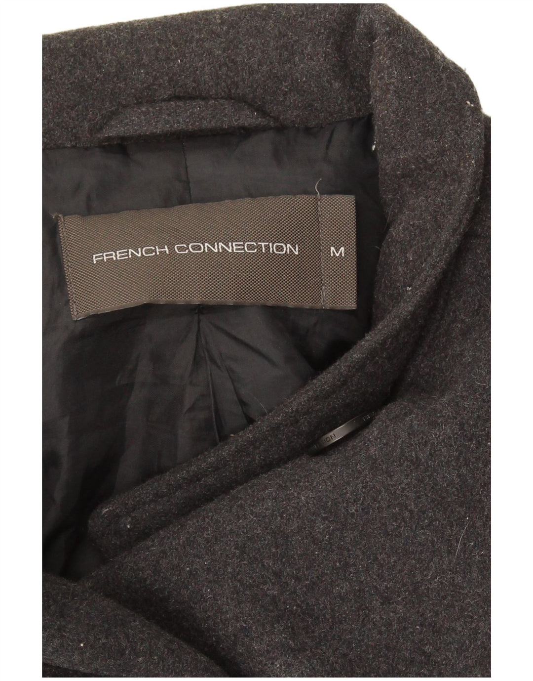 Casaco masculino Pea da French Connection UK 38 cinza médio