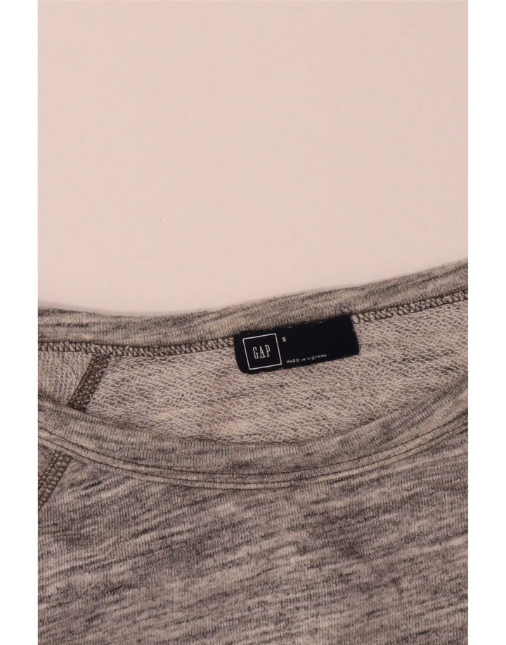 Gap moletom masculino jumper pequeno algodão cinza