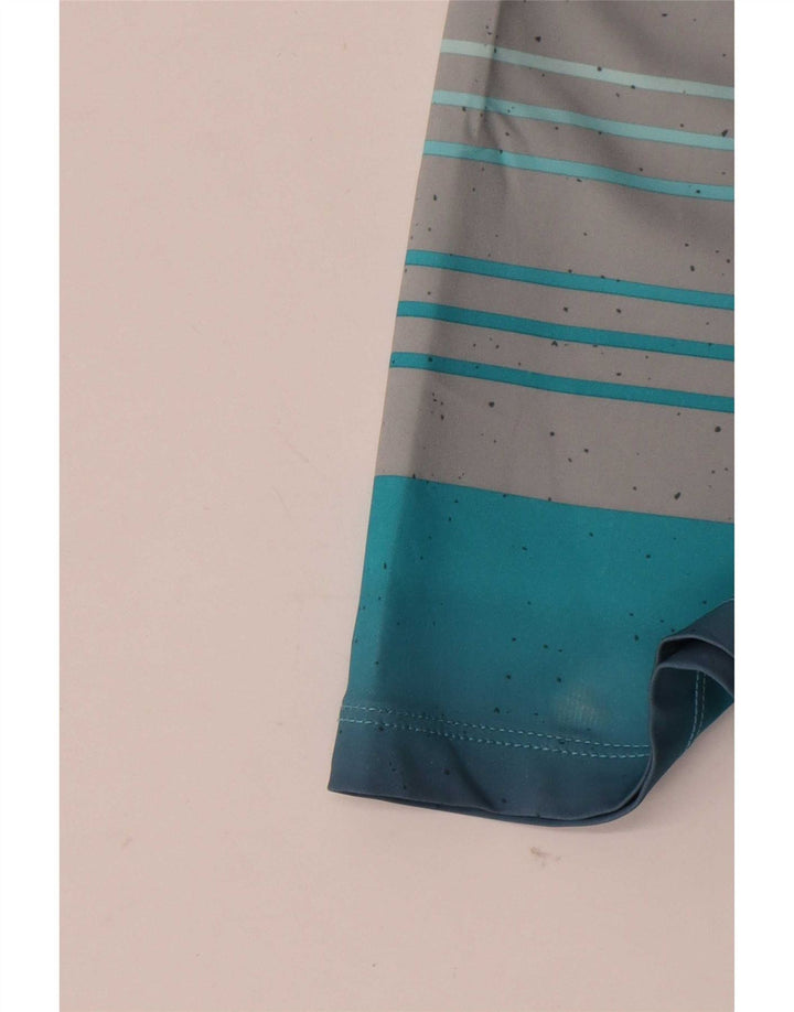 Shorts de natação masculino Hurley Phantom Graphic grandes listrados multicoloridos