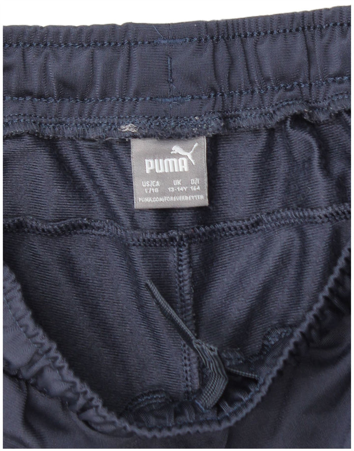 Shorts esportivos Puma meninos 13-14 anos azul marinho