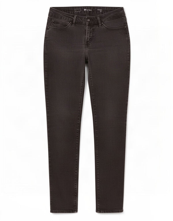 Calça jeans feminina Levi's Bold Curve Mid Rise Skinny W29 L32 algodão preto