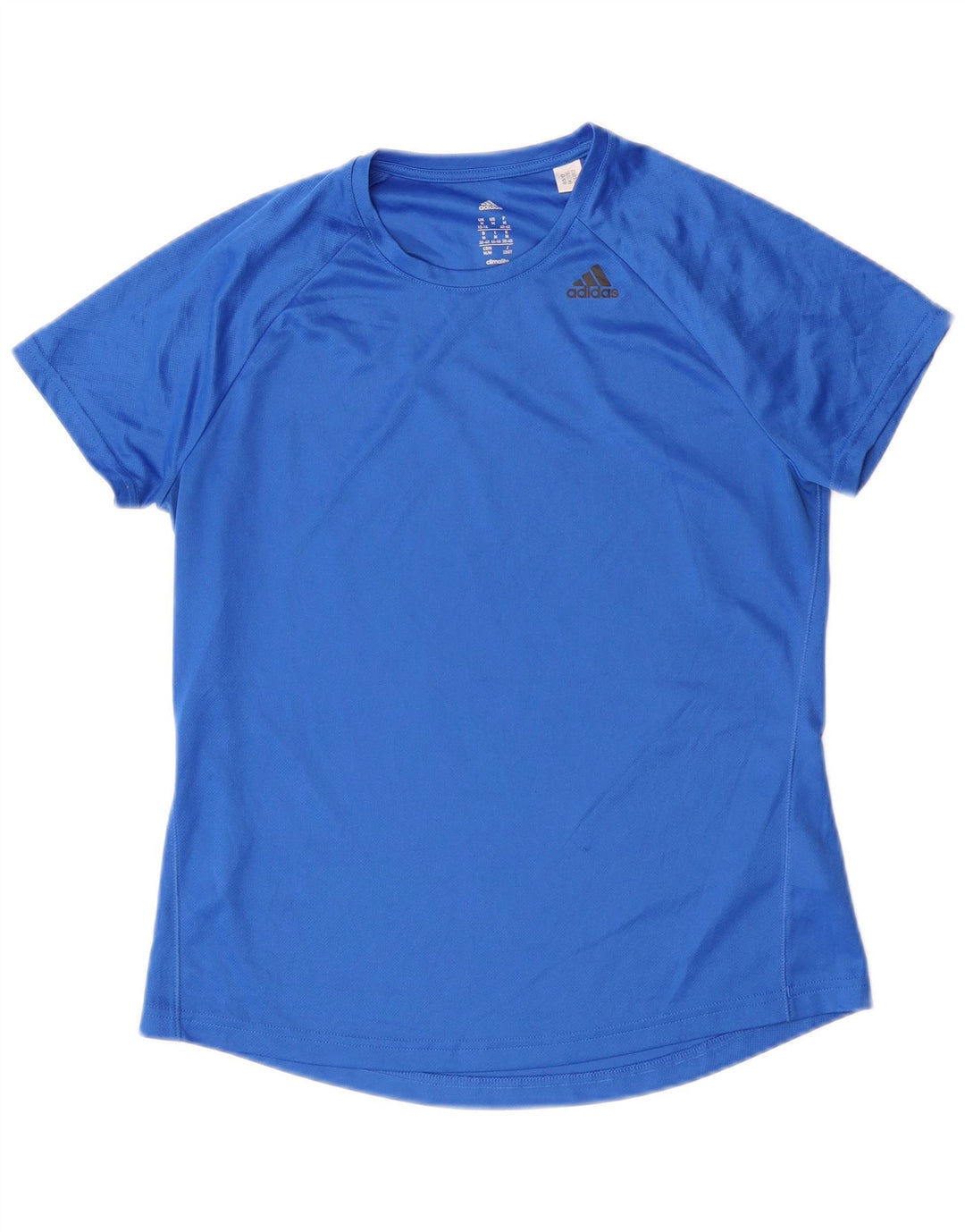 Camiseta Adidas Climalite Feminina Top UK 12/14 Azul Médio Poliéster