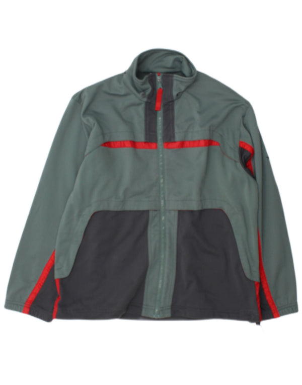 Jaqueta Diadora Meninos Treino Top 14-15 Anos Verde Colourblock Poliéster