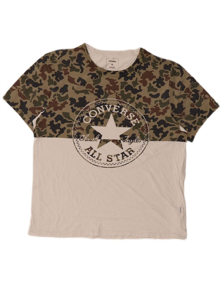 Camiseta Converse Mens Chuck Taylor Graphic Top Médio Algodão Branco