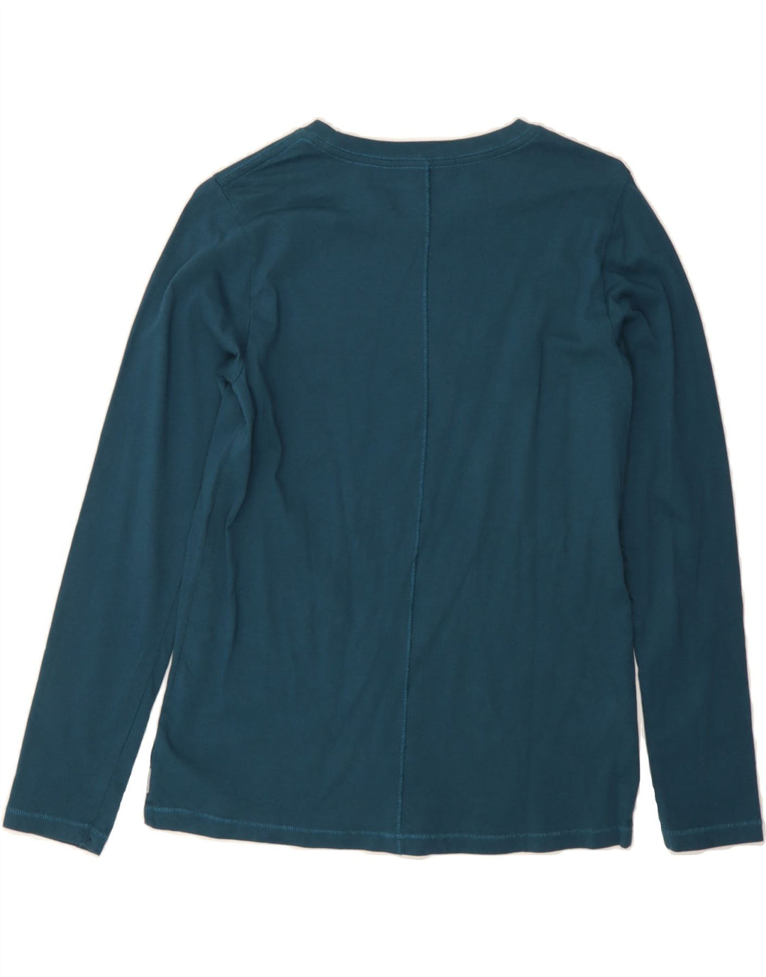 EDDIE BAUER Womens Top Long Sleeve UK 6 XS Blue Cotton Vintage Eddie Bauer and Second-Hand Eddie Bauer from Messina Hembry 