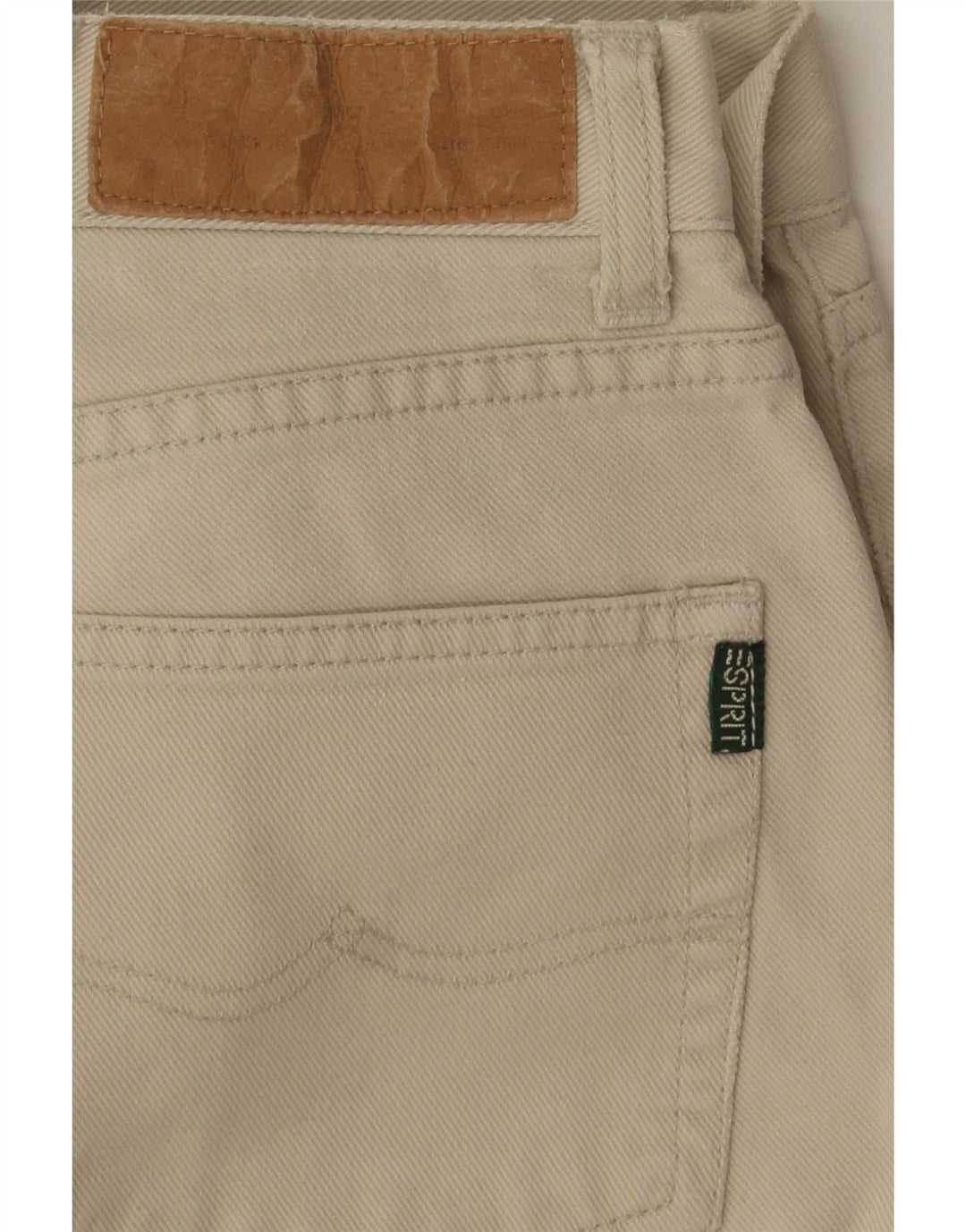 Calça Jeans Cônica Feminina Esprit W25 L29 Bege