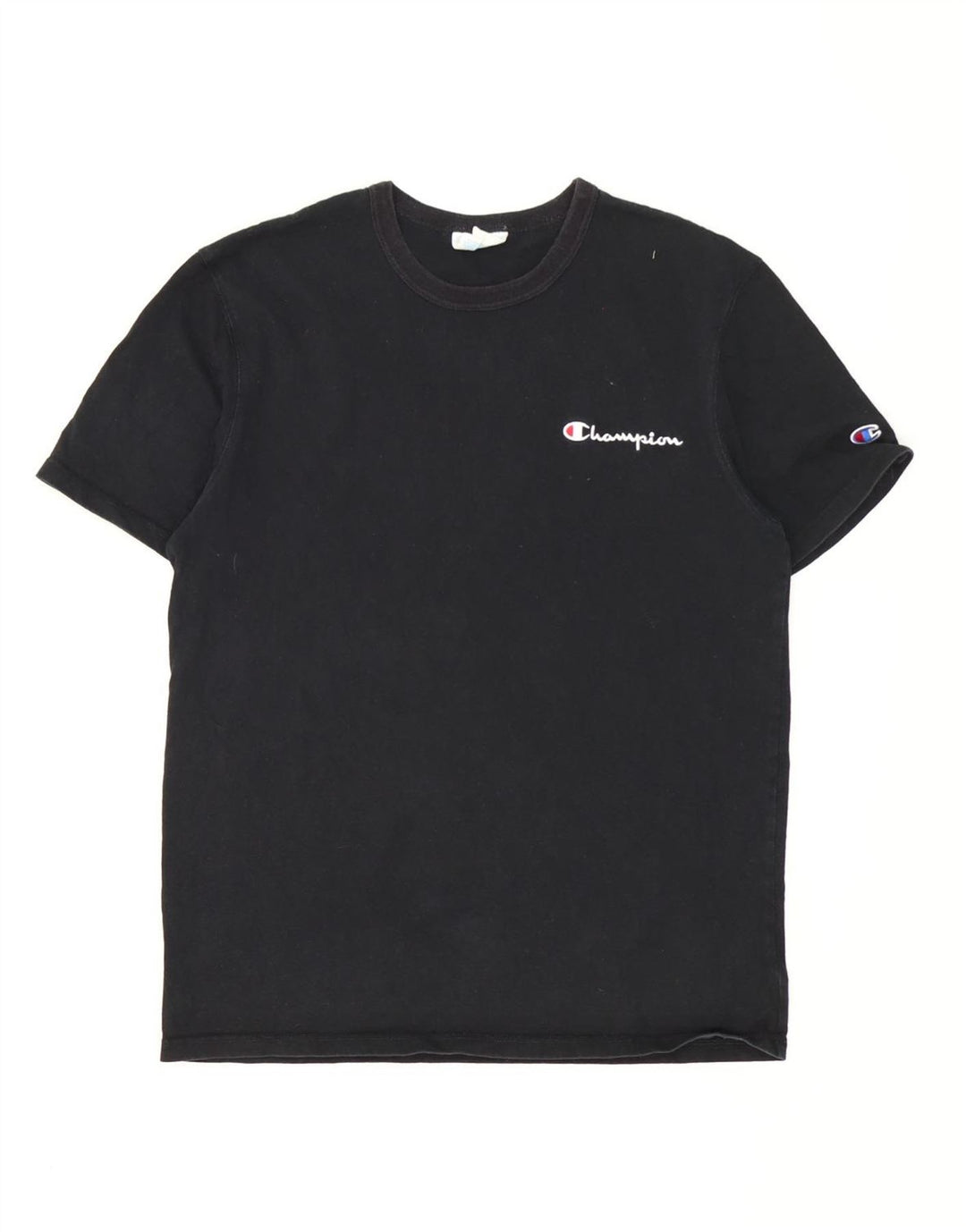Camiseta masculina Champion de algodão preto médio
