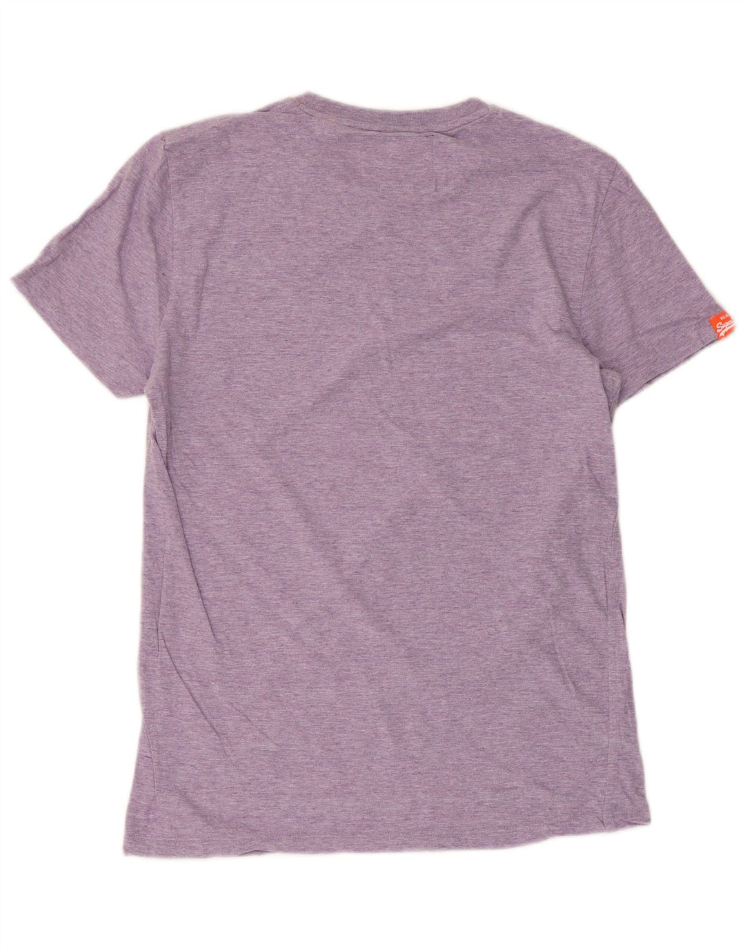 Camiseta masculina SUPERDRY Top médio algodão roxo
