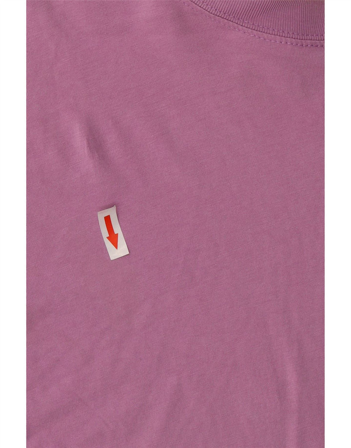 Camiseta feminina Nike Oversized Top UK 14 Médio Roxo Algodão