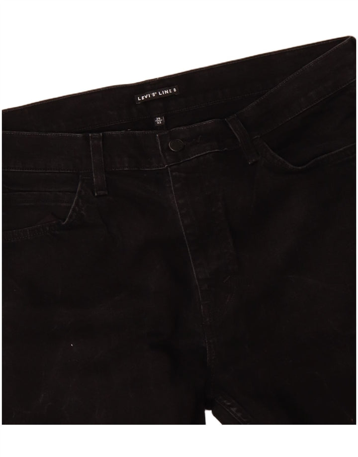Jeans retos masculinos LEVI'S W36 L27 algodão preto