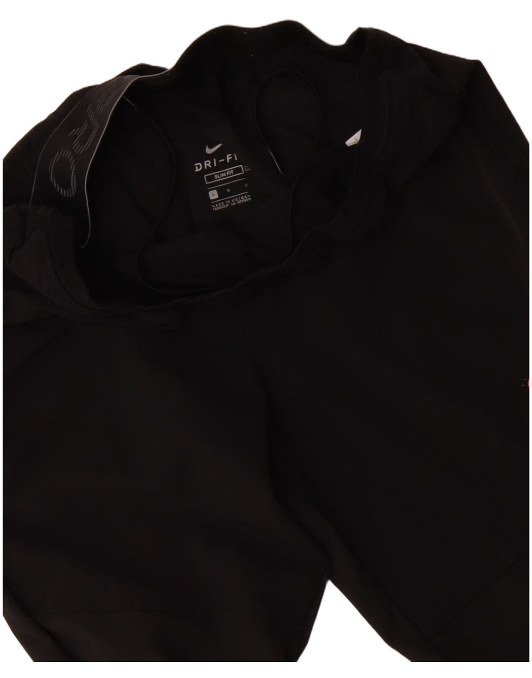 Calça de treino Nike masculina gráfica joggers grande poliéster preto