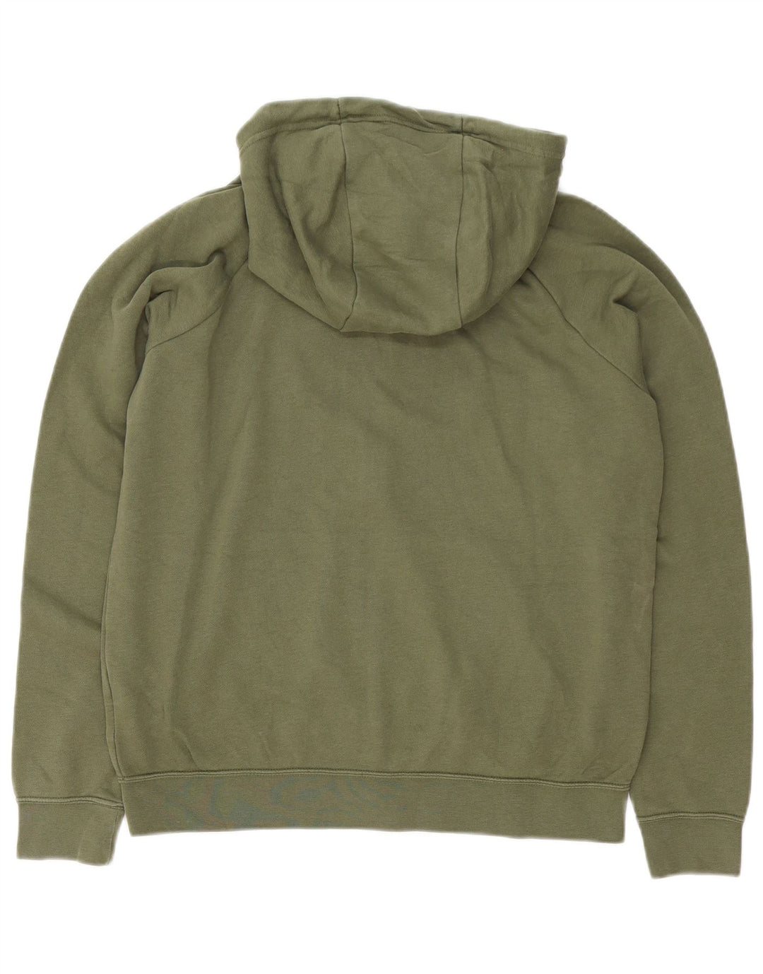 Suéter Nike masculino com capuz e zíper verde médio algodão
