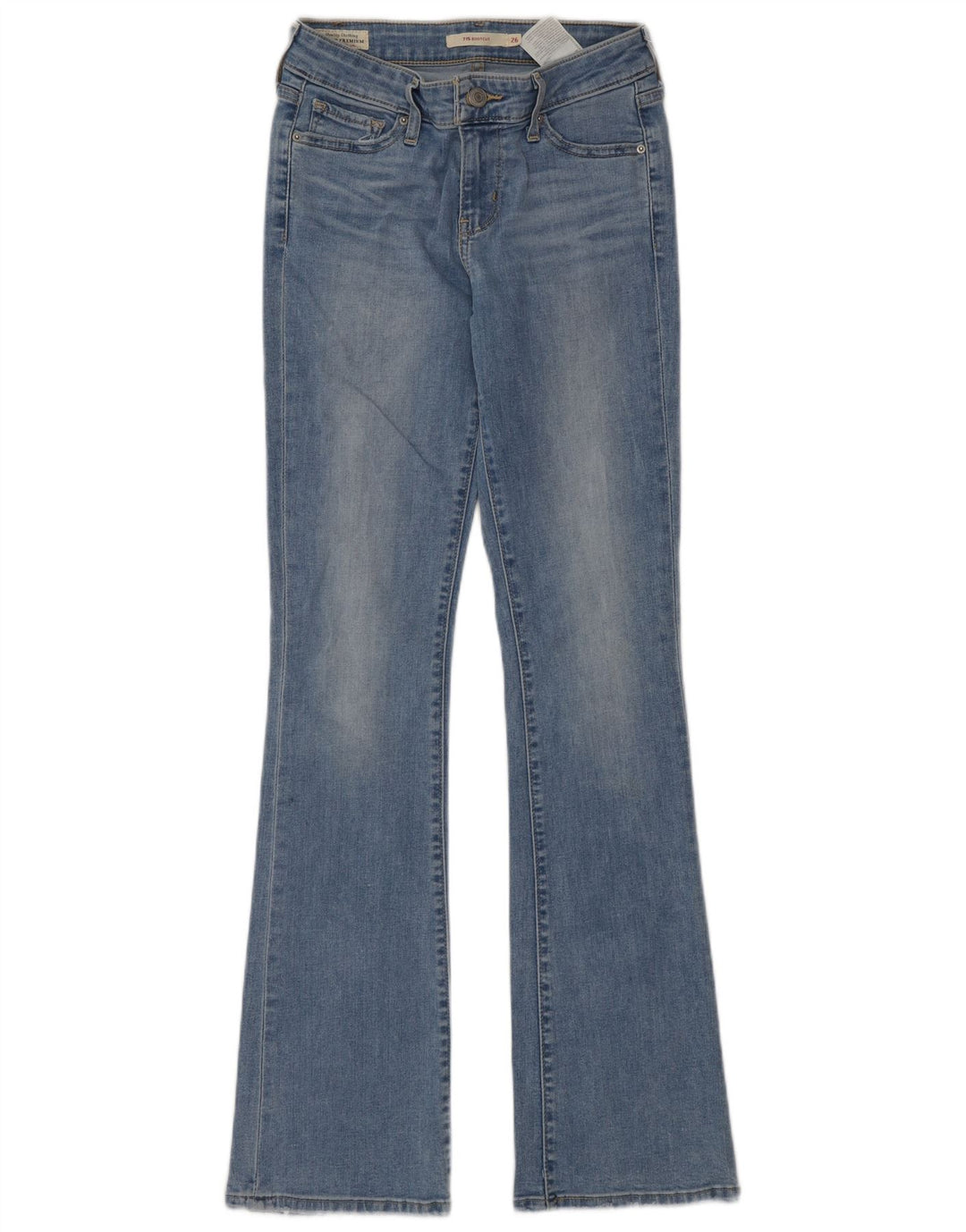 Calça jeans feminina Levi's 715 Bootcut W26 L32 azul algodão