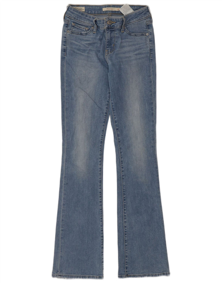 Calça jeans feminina Levi's 715 Bootcut W26 L32 azul algodão
