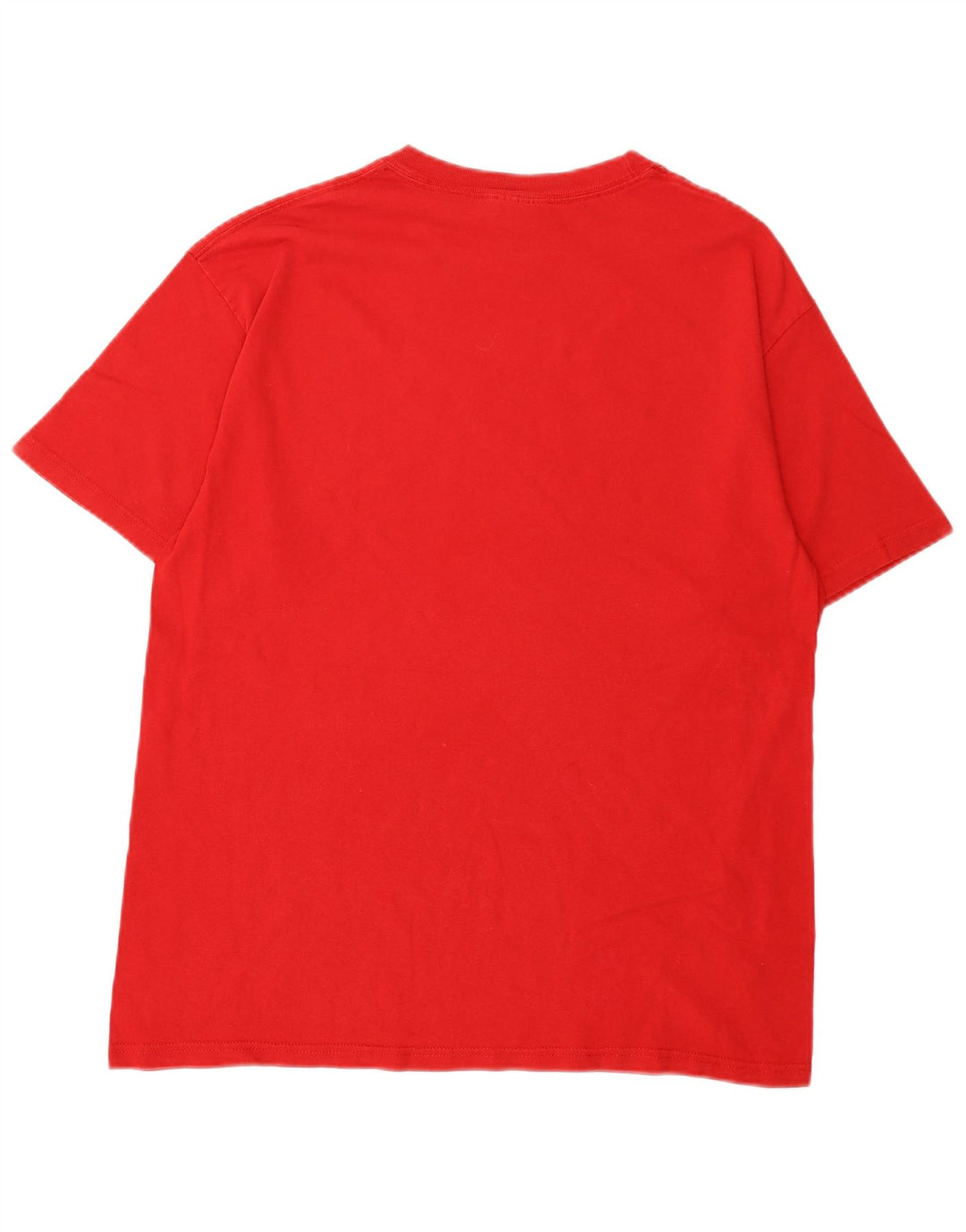 Adidas Mens Graphic T-Shirt Top Médio Algodão Vermelho