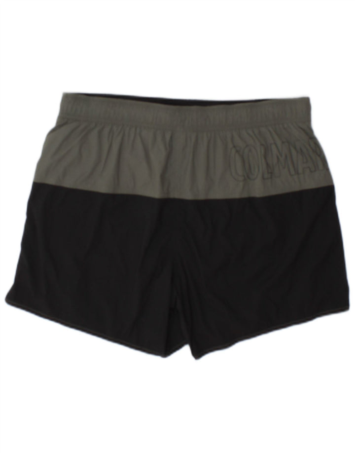 Calções esportivos gráficos masculinos Colmar IT 50 bloco colorido cinza médio
