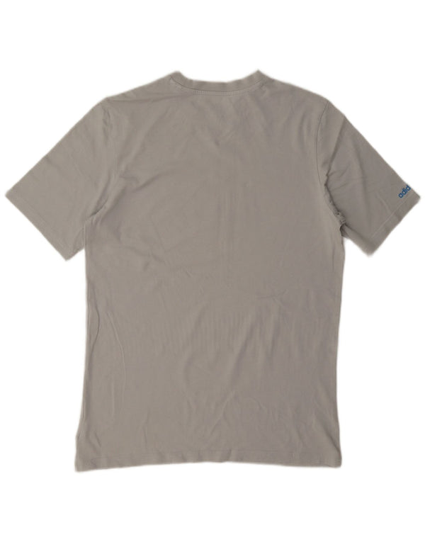 Top Adidas Menino Graphic T-Shirt 15-16 Anos Cinza Algodão