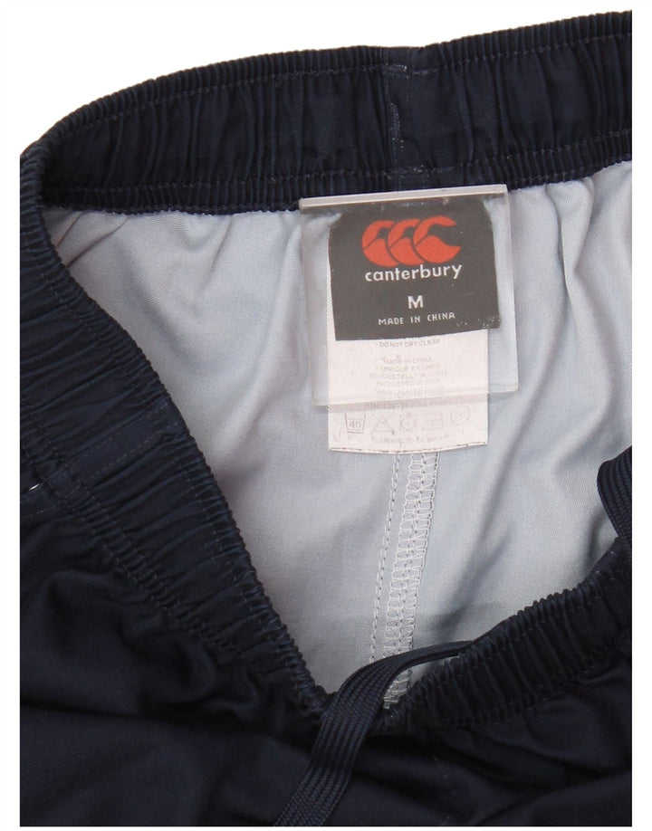Shorts esportivos masculinos Canterbury poliéster azul marinho médio