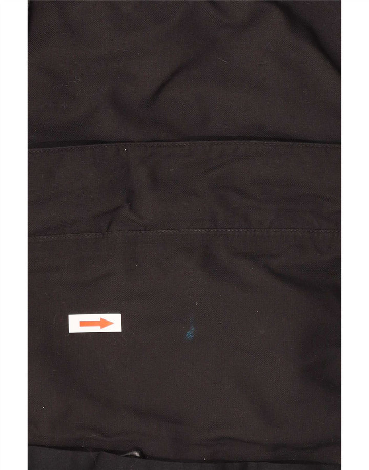 Jaqueta de chuva feminina com capuz The North Face UK 12 nylon preto médio