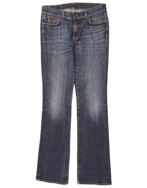 Gas Womens Bootcut Jeans W29 L34 Azul Algodão