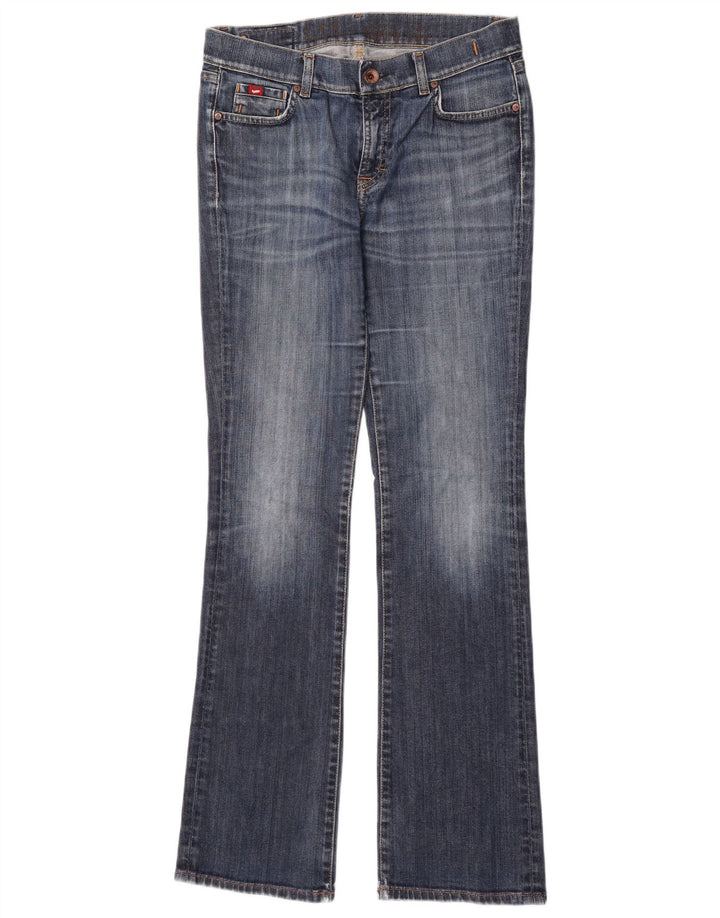 Gas Womens Bootcut Jeans W29 L34 Azul Algodão