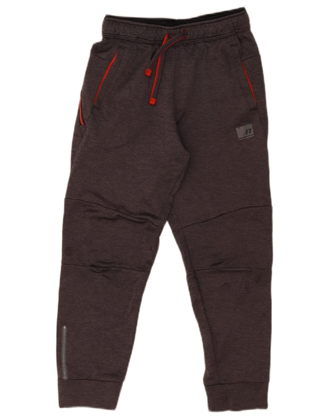 Russell Athletic Boys Calça de treino para corrida 10-11 anos grande cinza