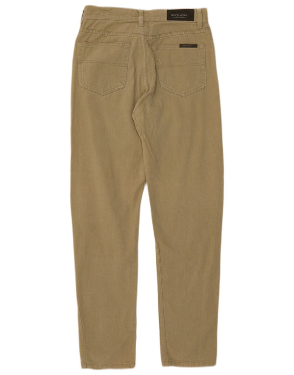 Calça casual masculina slim Henry Cottons W31 L31 algodão cáqui