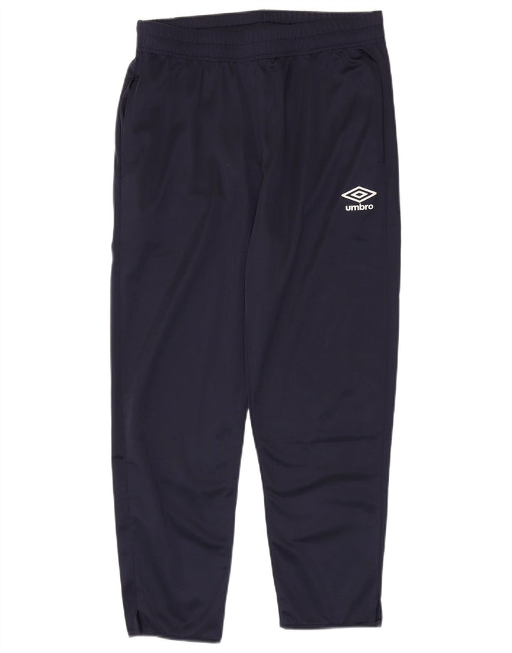 Calça de treino masculina Umbro médio azul marinho poliéster
