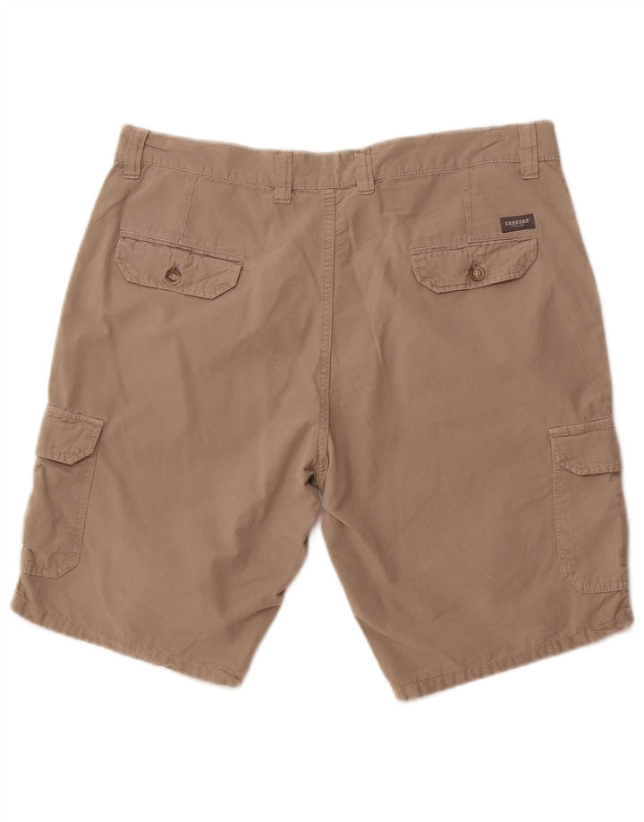 Carrera Masculino 618 Cargo Shorts W36 Grande Algodão Bege