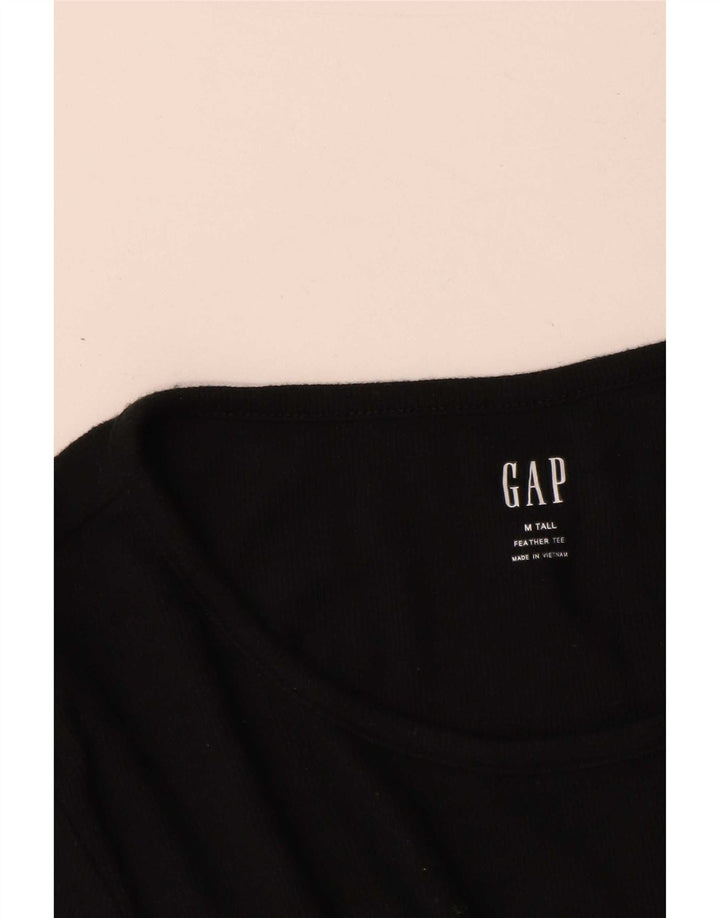 Camiseta feminina alta Gap Reino Unido 14 médio preto