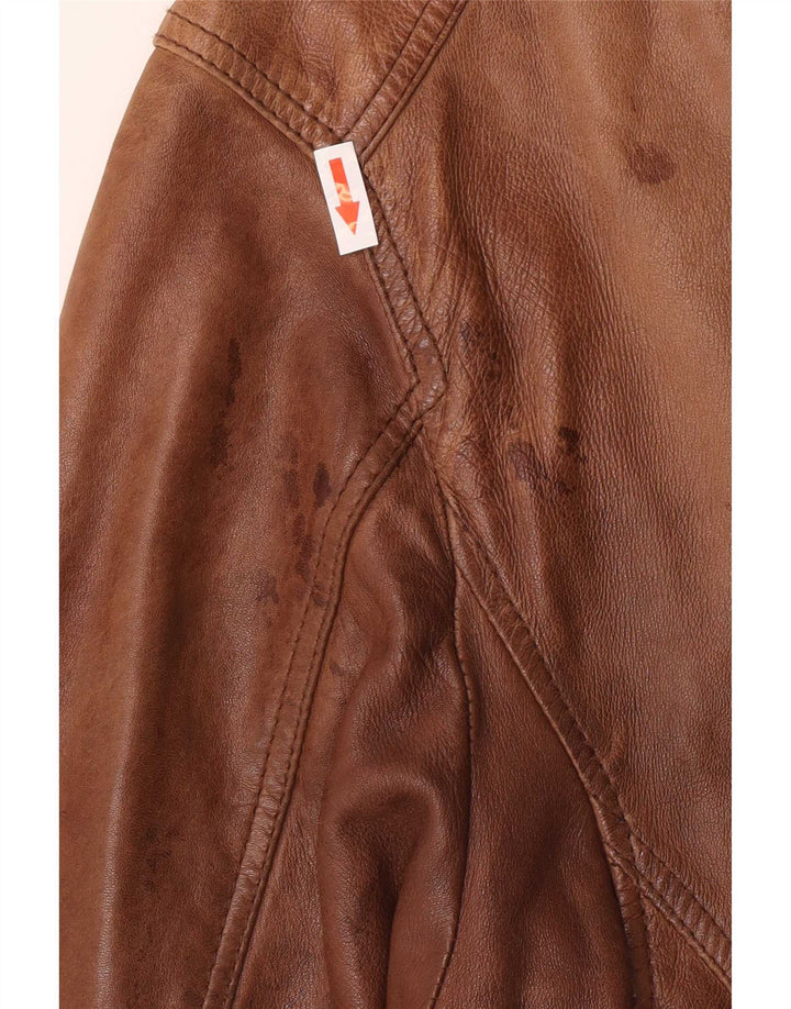 Jaqueta de couro masculina Conbipel IT 54 XL marrom