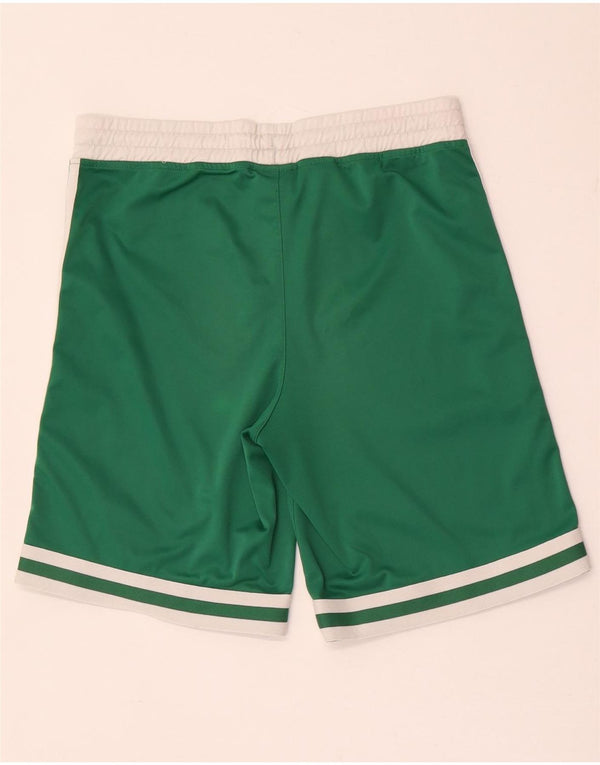 Adidas Boys Boston Celtics Sport Shorts 11-12 anos Verde Colorblock