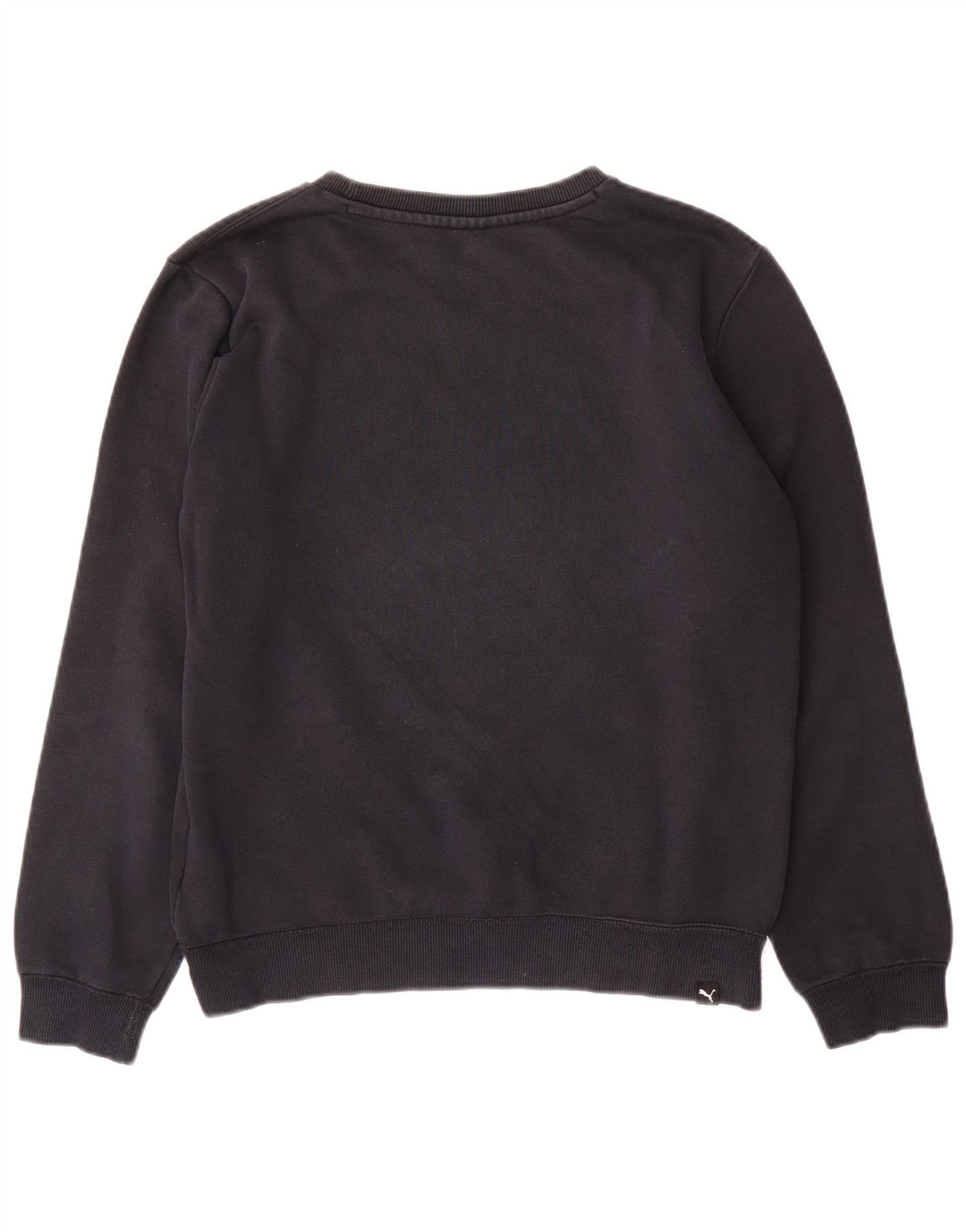 Suéter gráfico PUMA para meninas 13-14 anos algodão preto