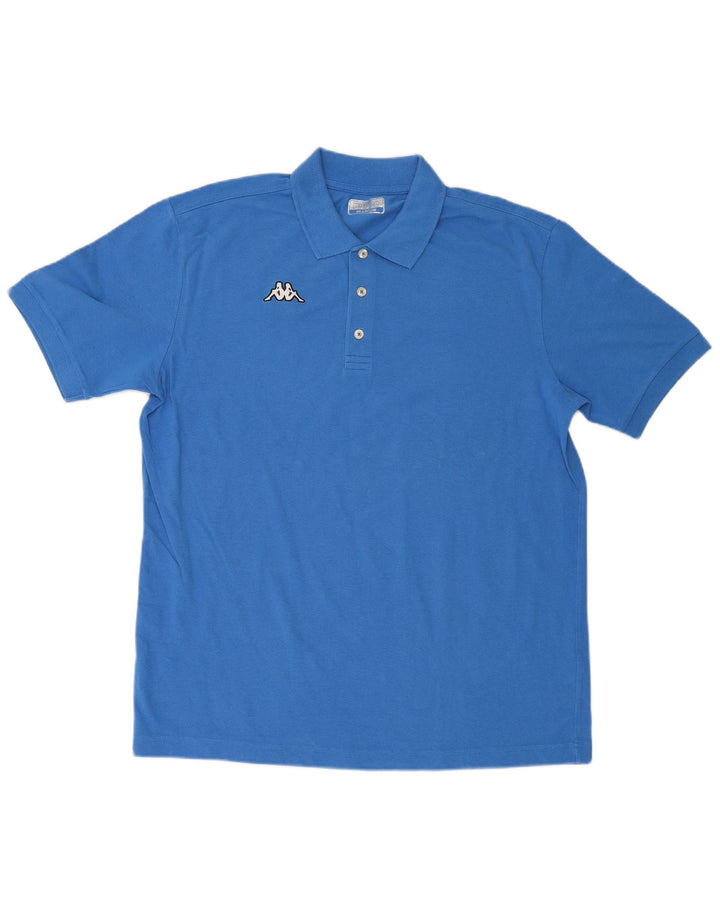Camisa polo masculina KAPPA 2XL algodão azul